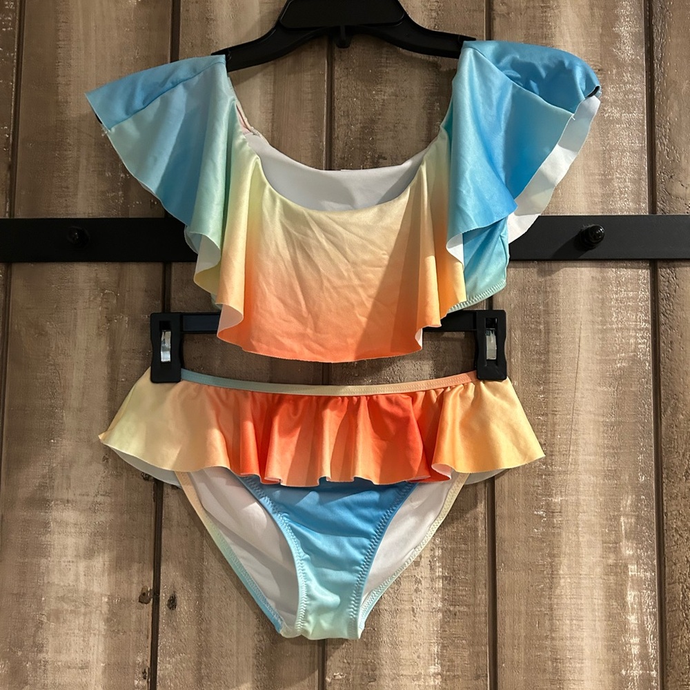 Girls Stella Cove ombré bikini, 12 - Picture 8 of 8
